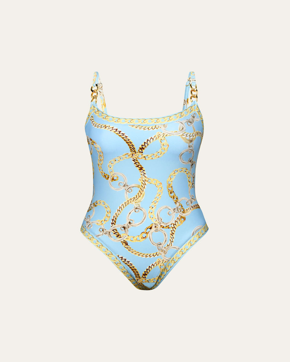 Remi Oversized Chain One-Piece Swimsuit
